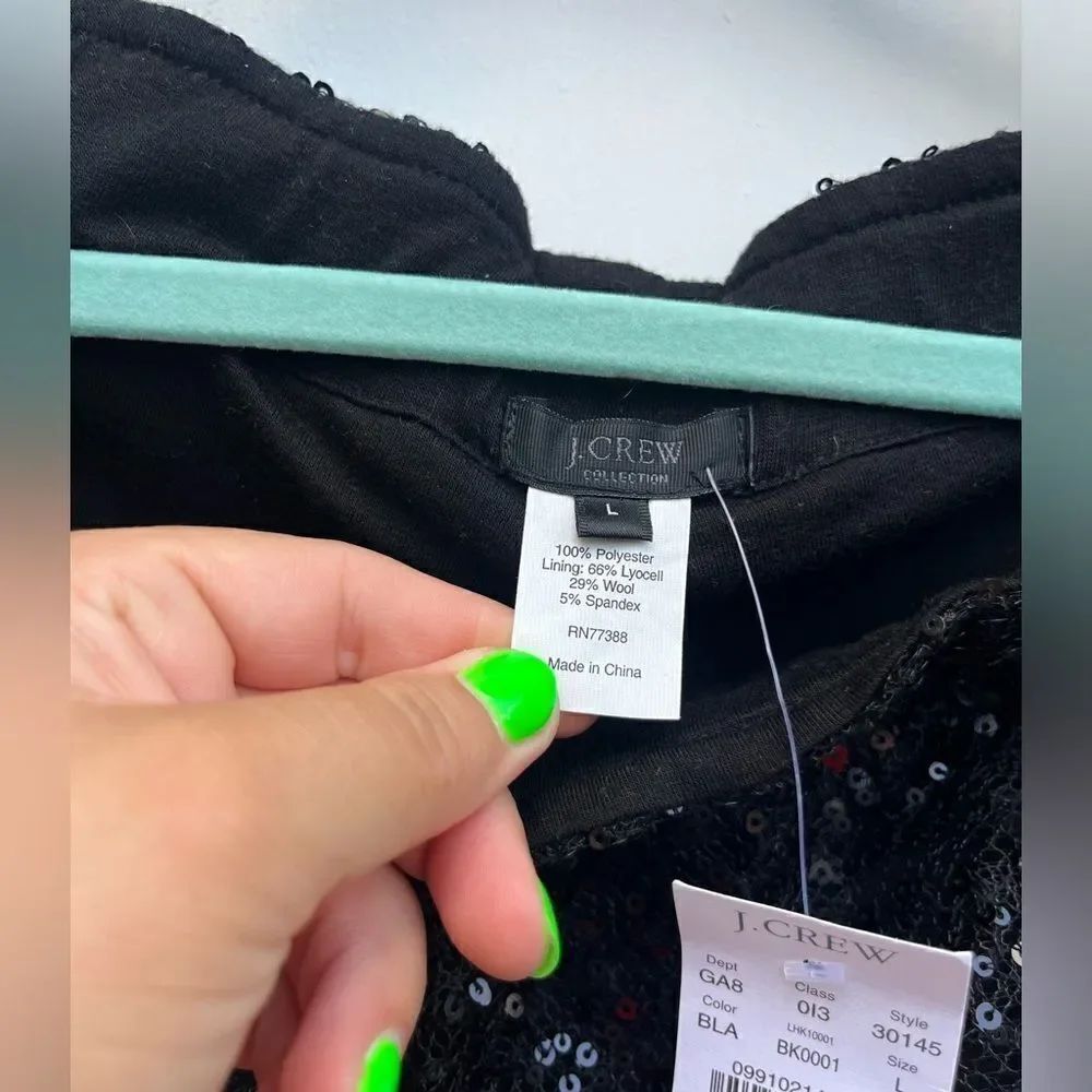 J Crew Collection Sequin Pants NWT - Picture 4 of 10